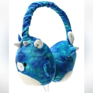 Original Squishmallow Dominic Dragon Plush Wired Headphones